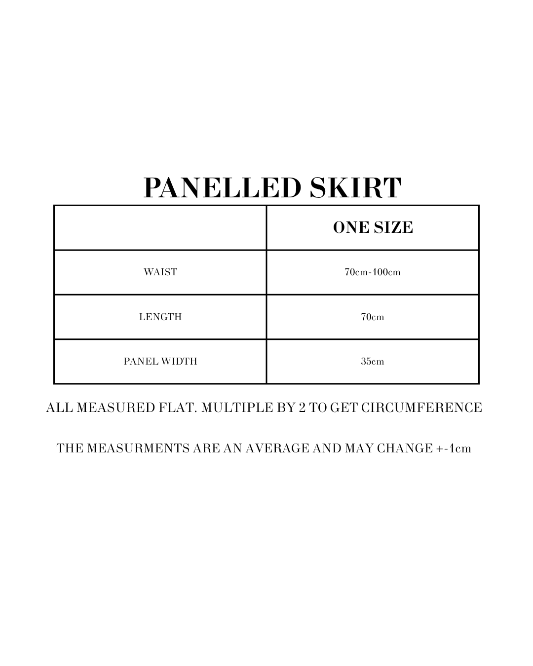PANELLED SKIRT