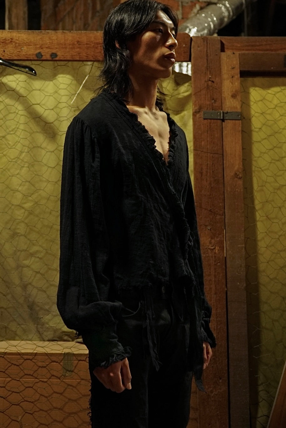 CREWMATE'S RUFFLE SHIRT