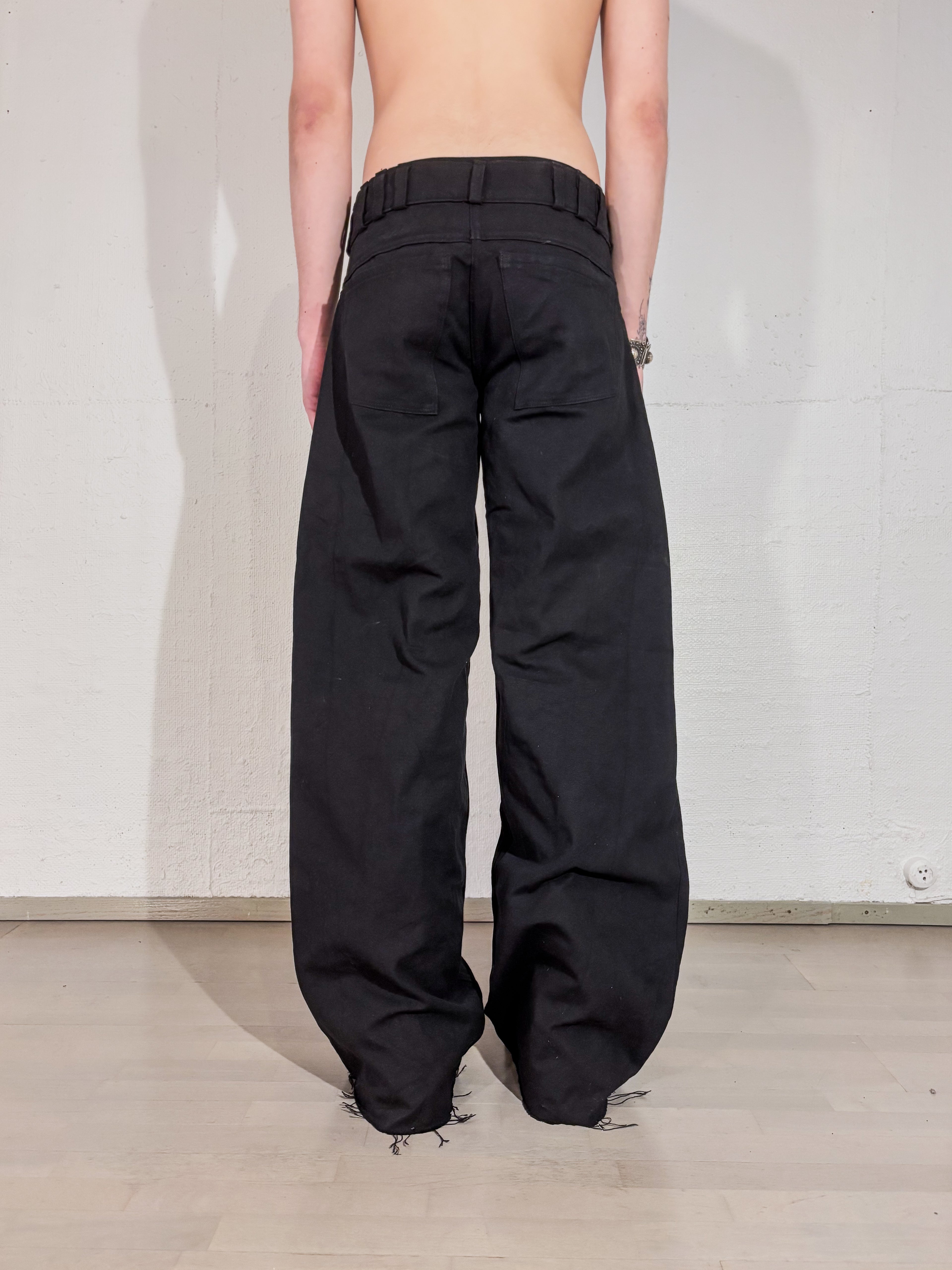 LOOSE CANVAS TROUSERS