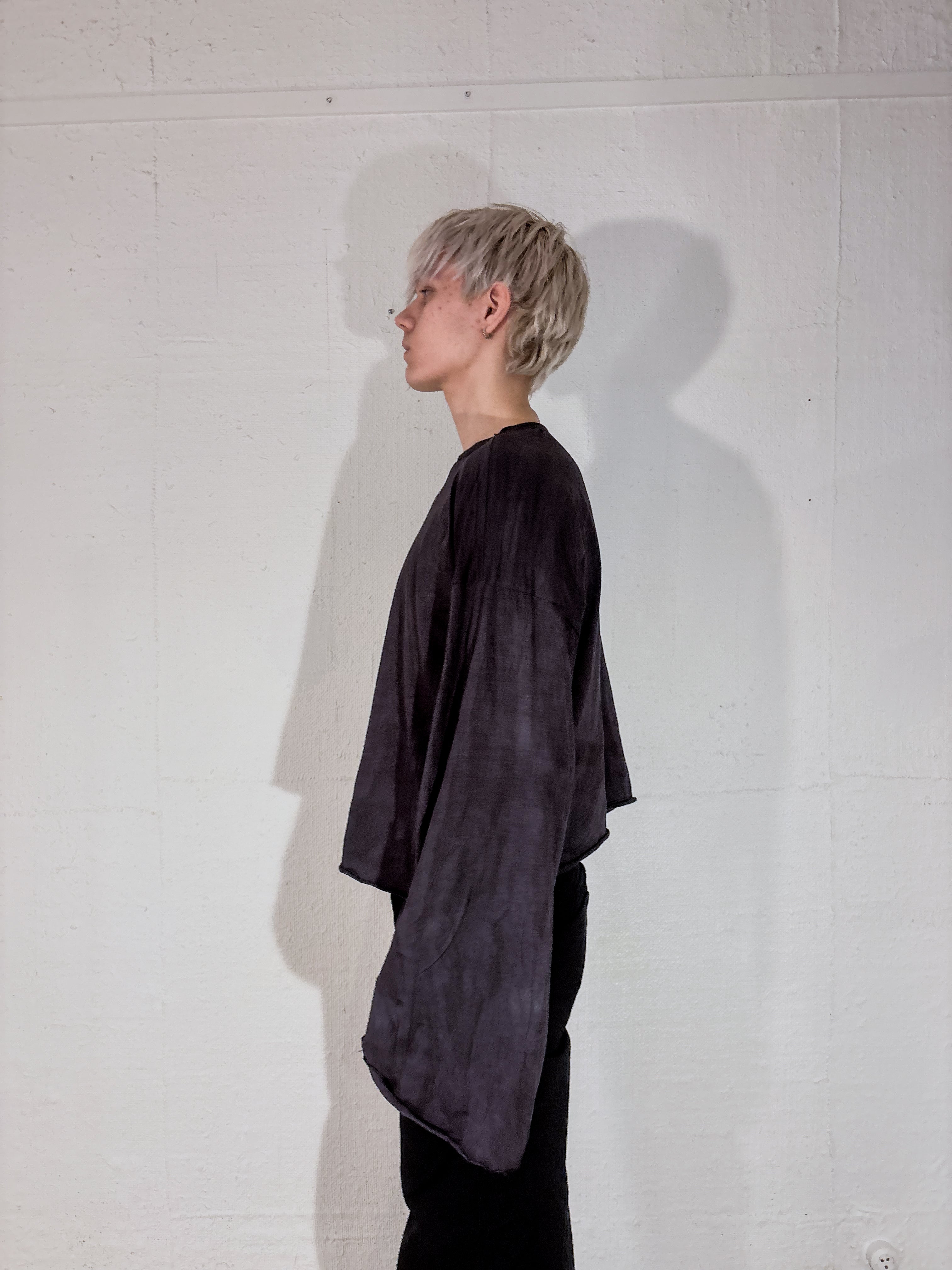 OVERDYED SQUARE-CUT LONGSLEEVE