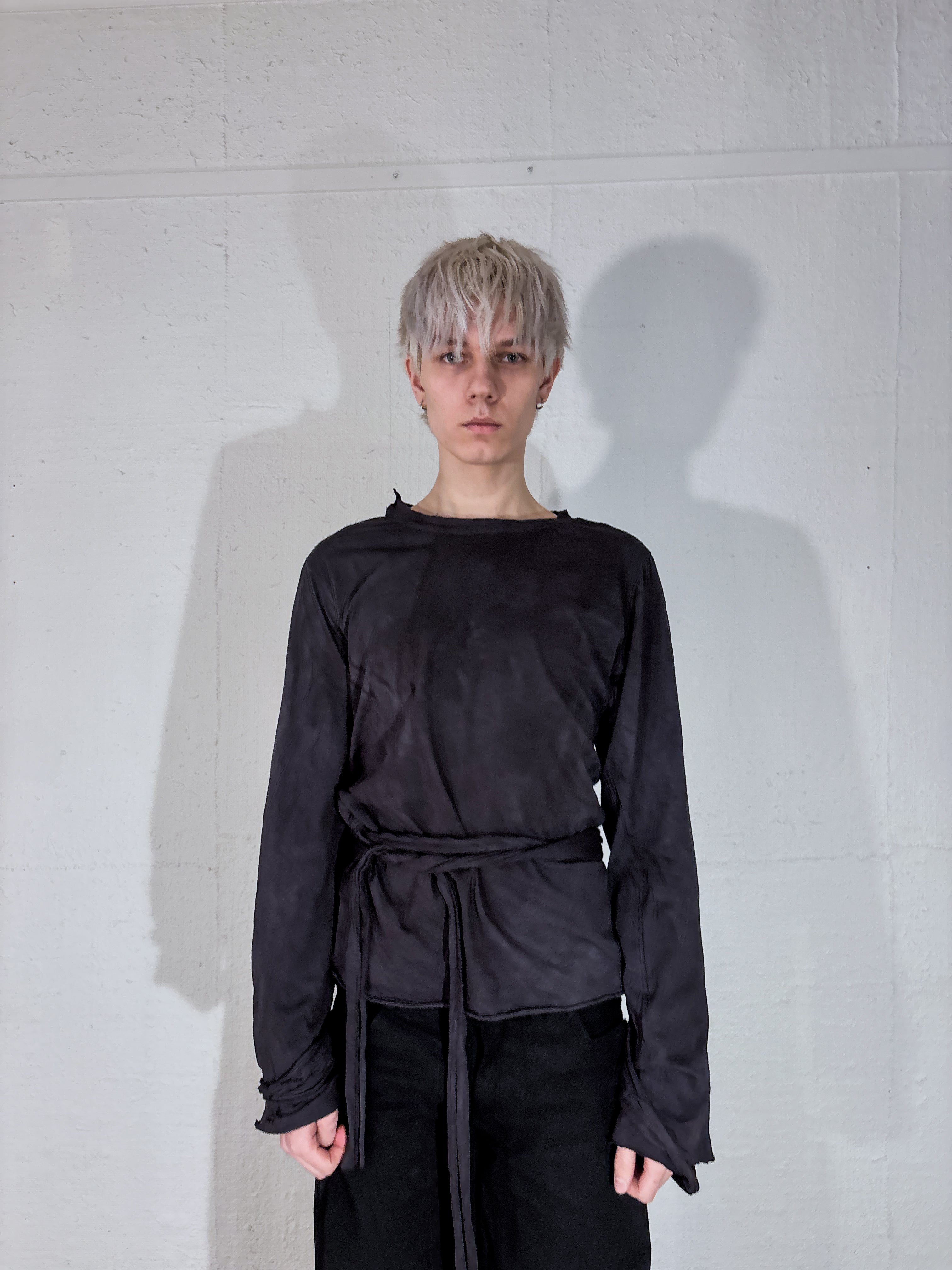 OVERDYED WRAP LONGSLEEVE