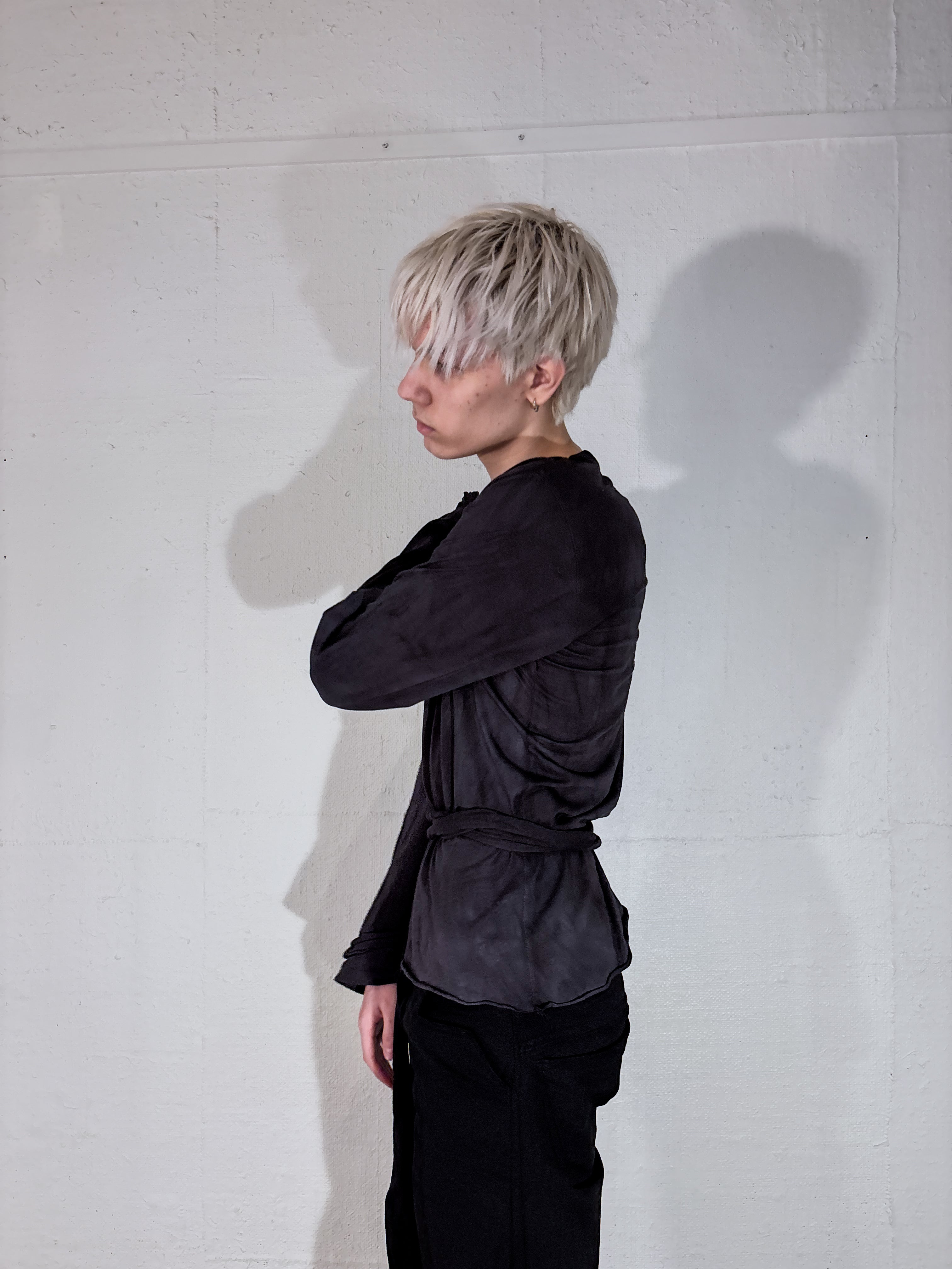 OVERDYED WRAP LONGSLEEVE