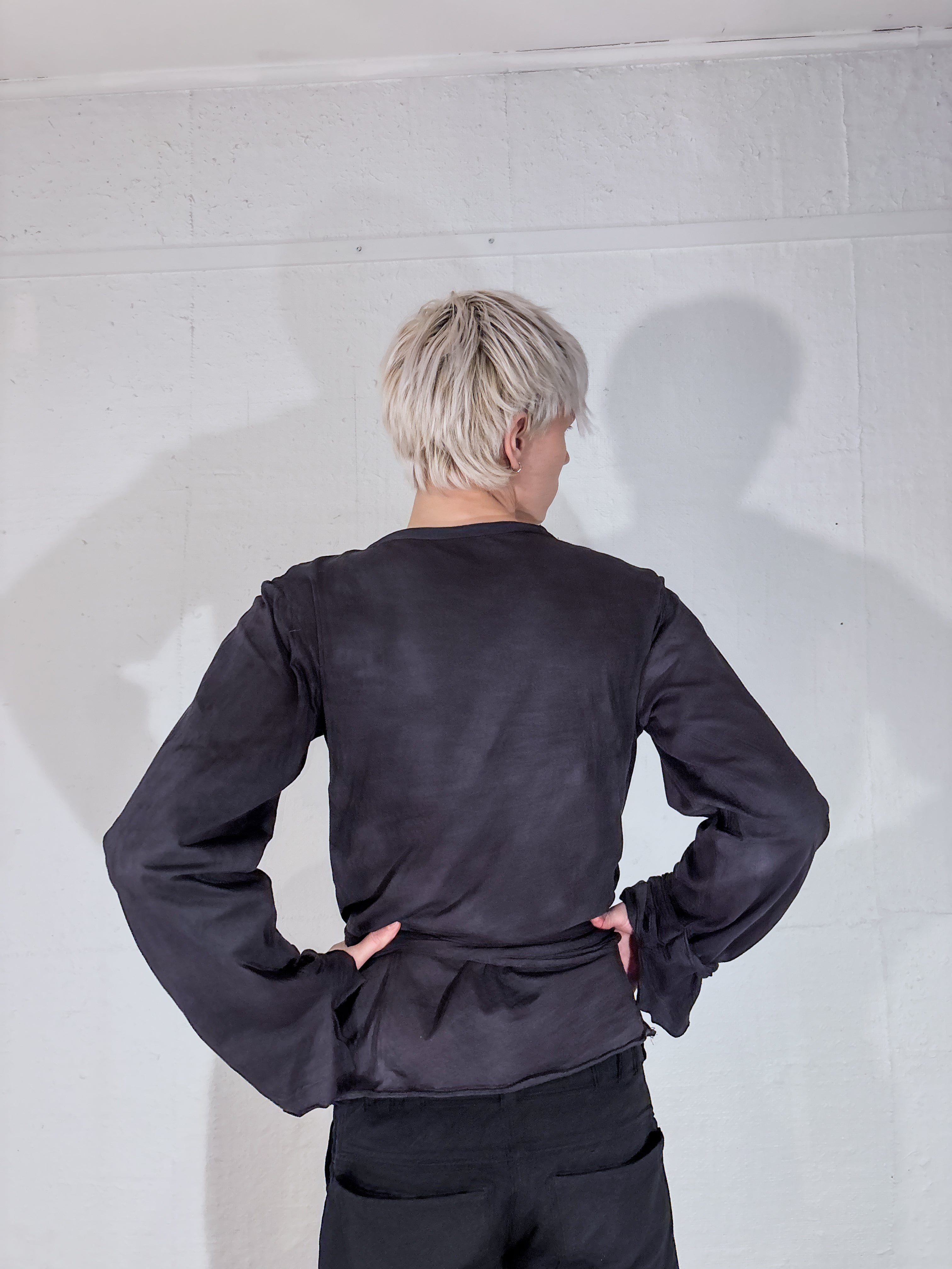 OVERDYED WRAP LONGSLEEVE