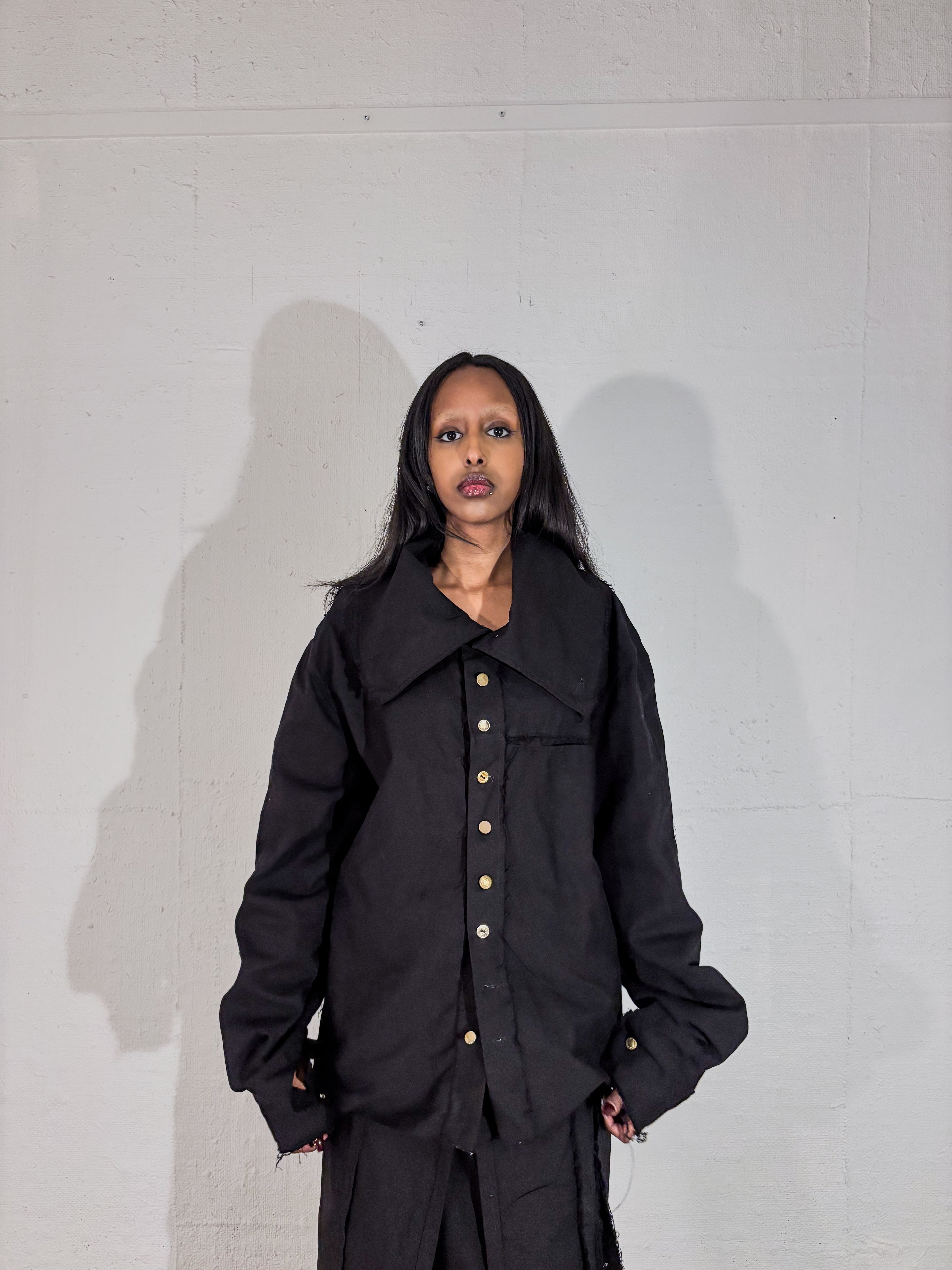 BAGGY TALL COLLAR SHIRT