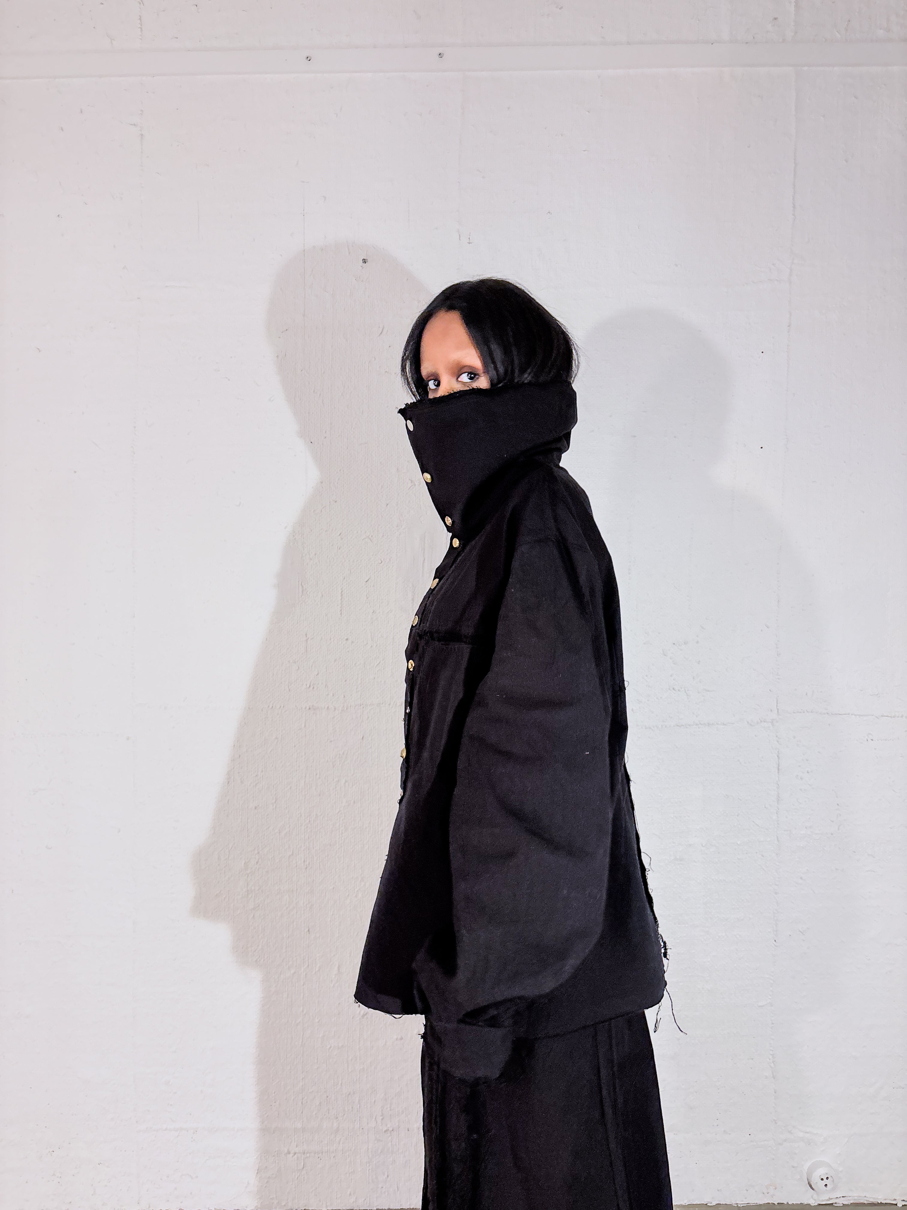 BAGGY TALL COLLAR SHIRT