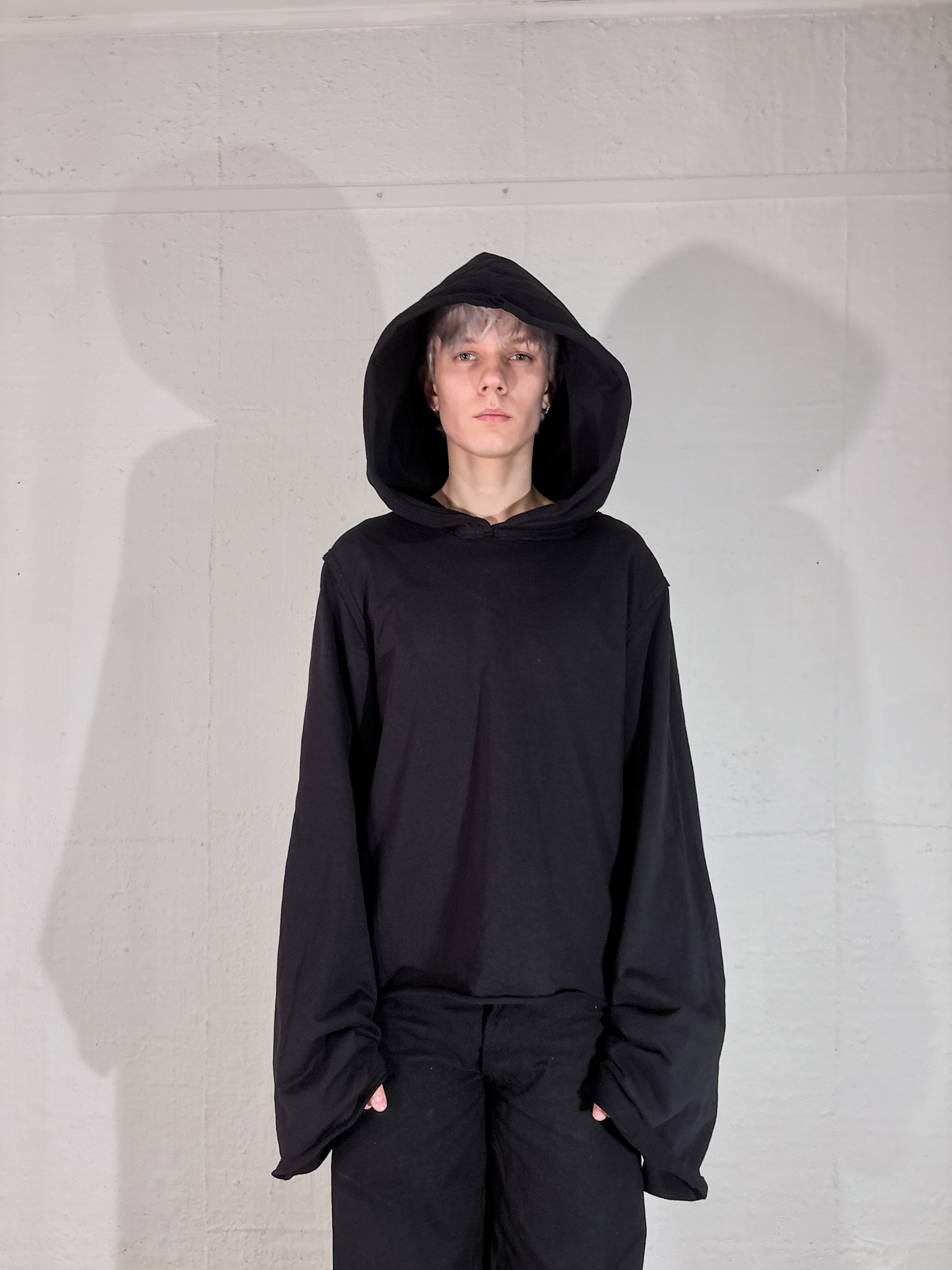 FLARED SLEEVE HOODIE