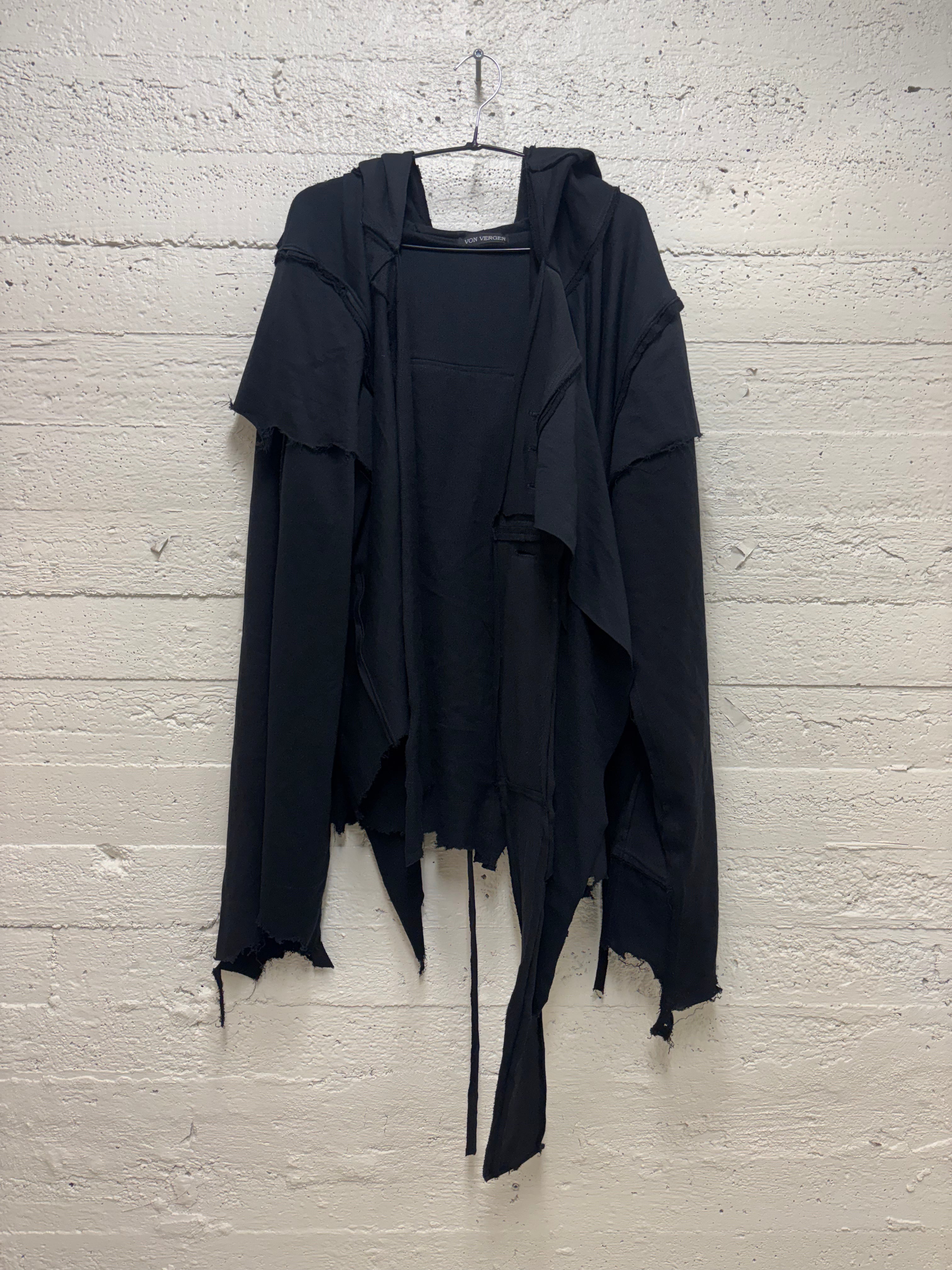 PATCHWORK ASYMMETRICAL HOODIE