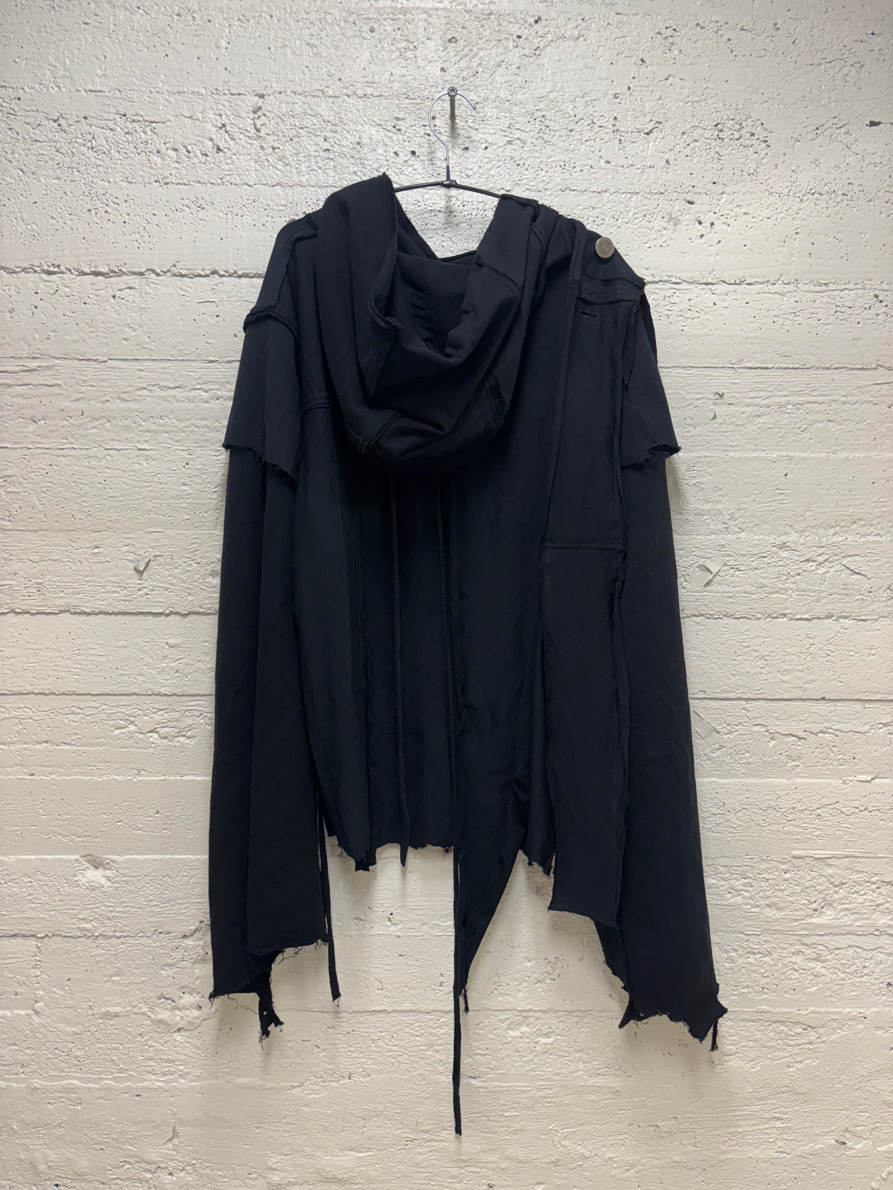 PATCHWORK ASYMMETRICAL HOODIE