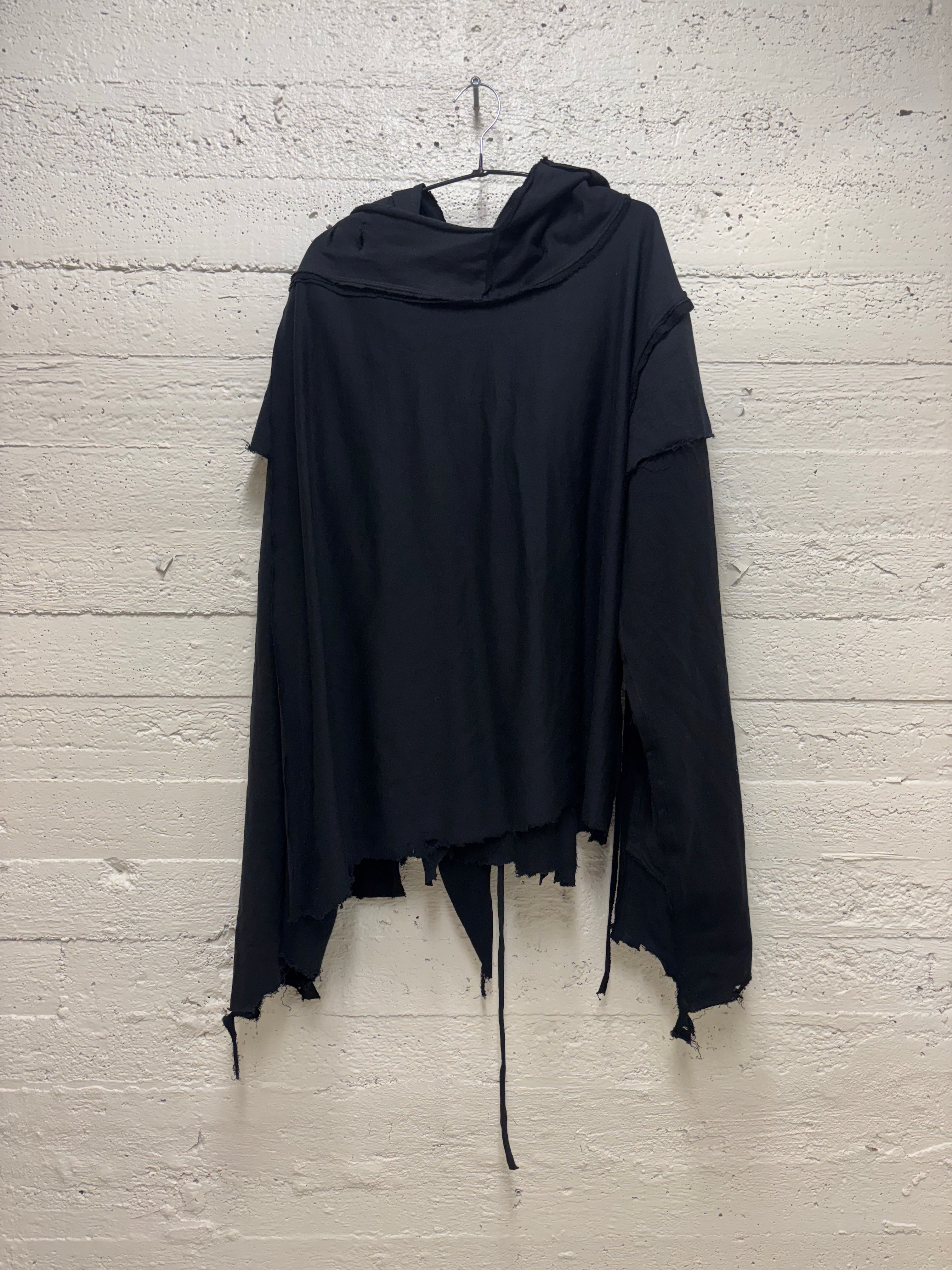 PATCHWORK ASYMMETRICAL HOODIE