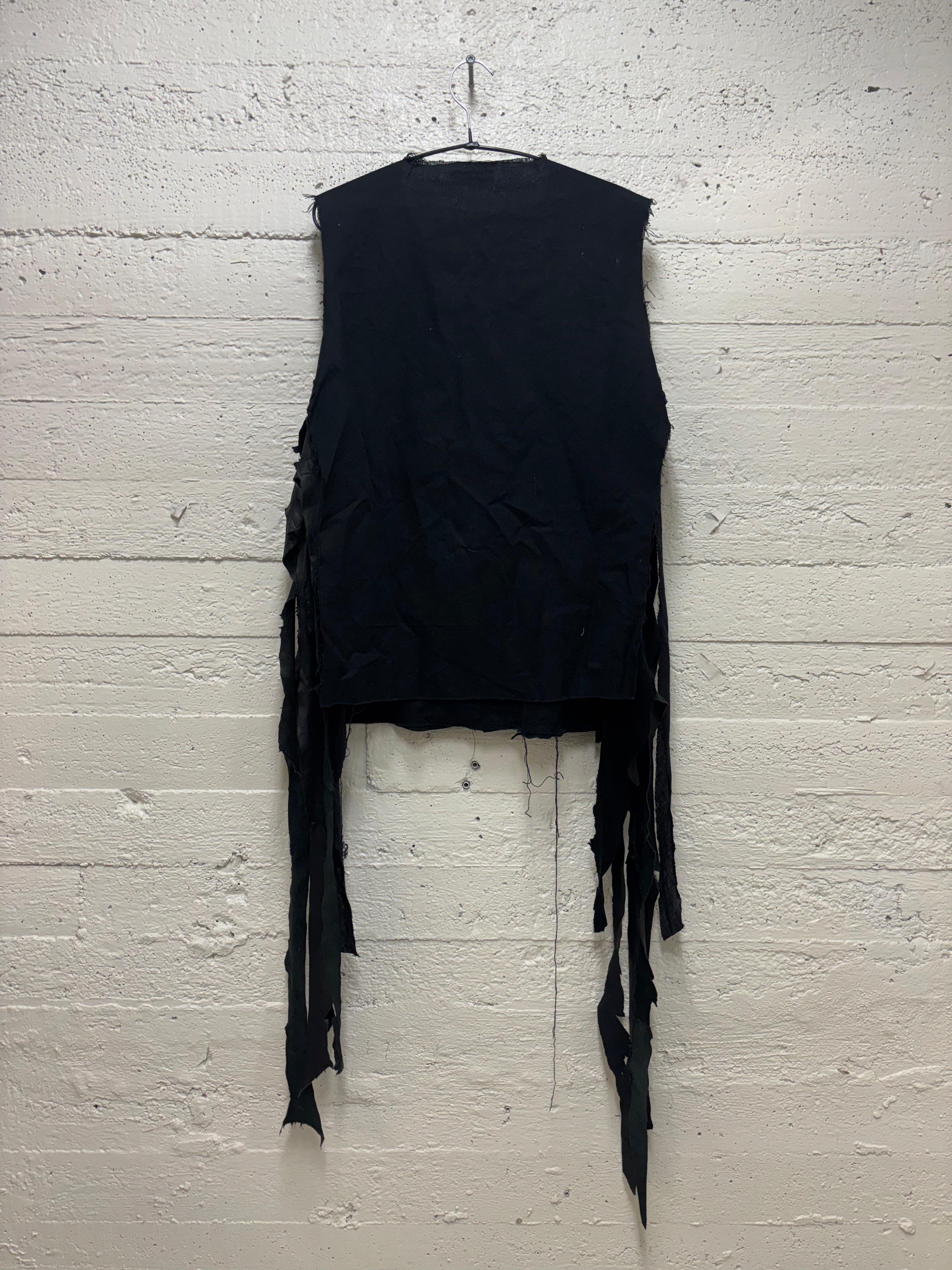LEATHER PATCHWORK TOP
