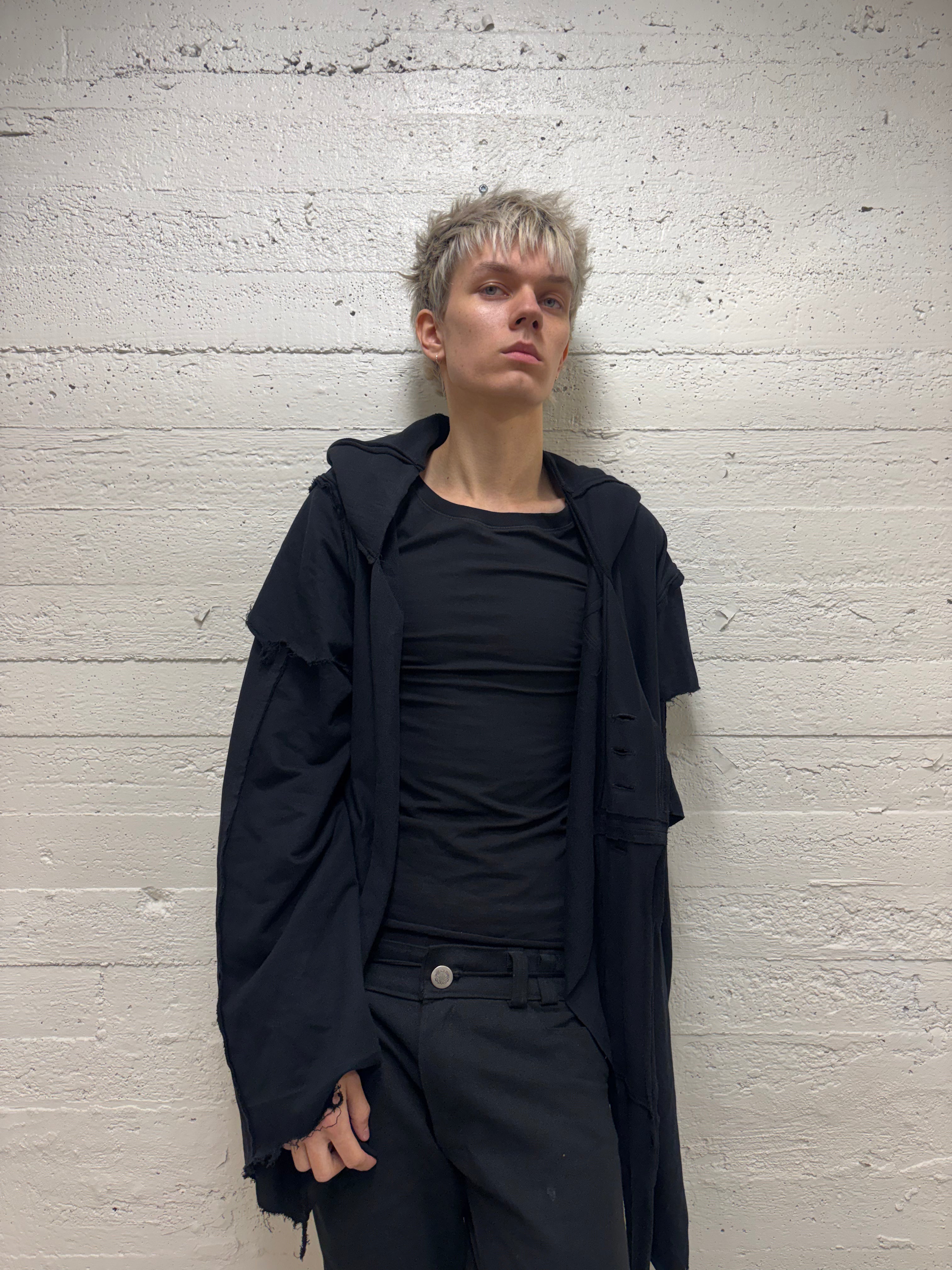 PATCHWORK ASYMMETRICAL HOODIE