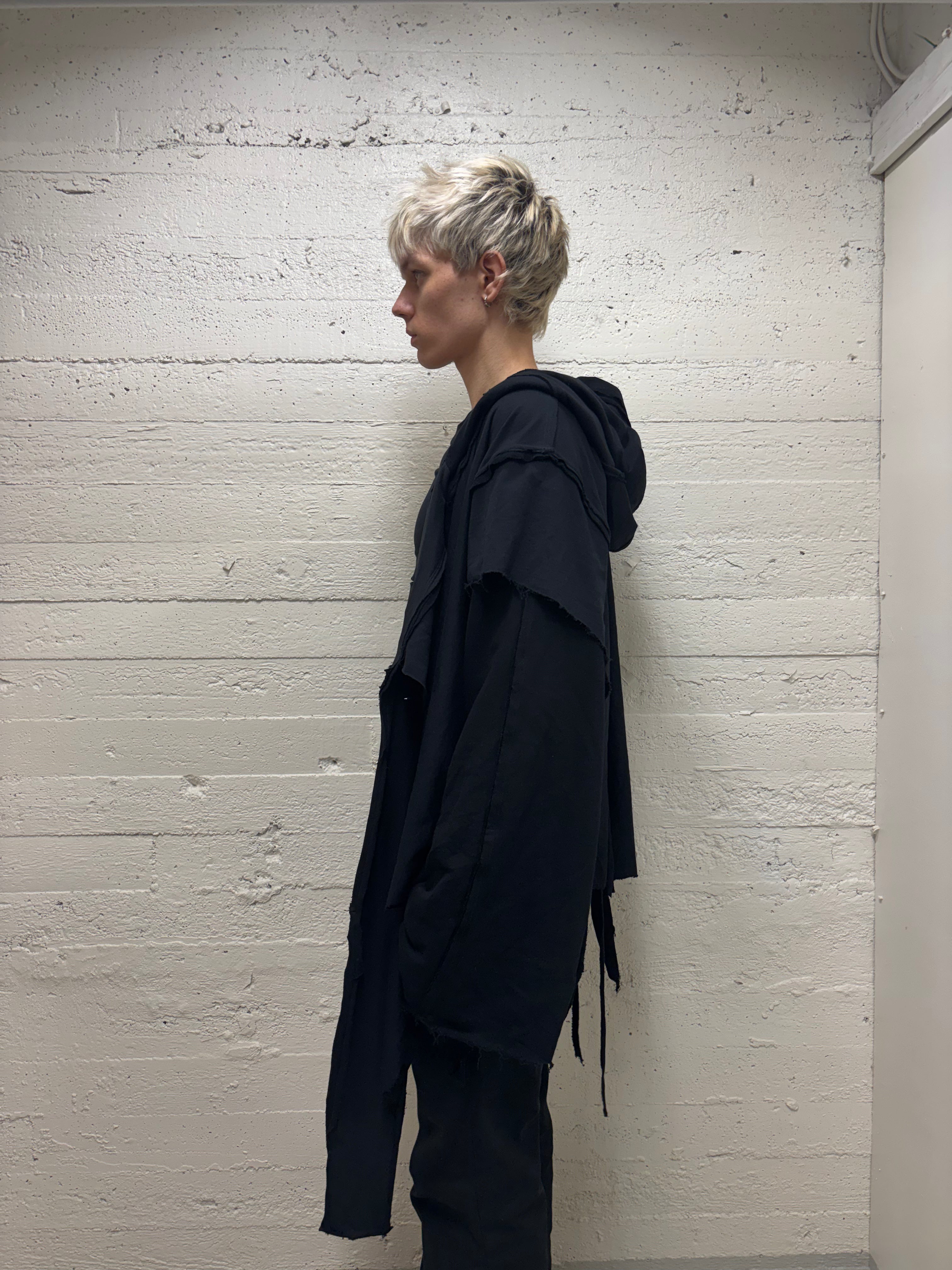 PATCHWORK ASYMMETRICAL HOODIE