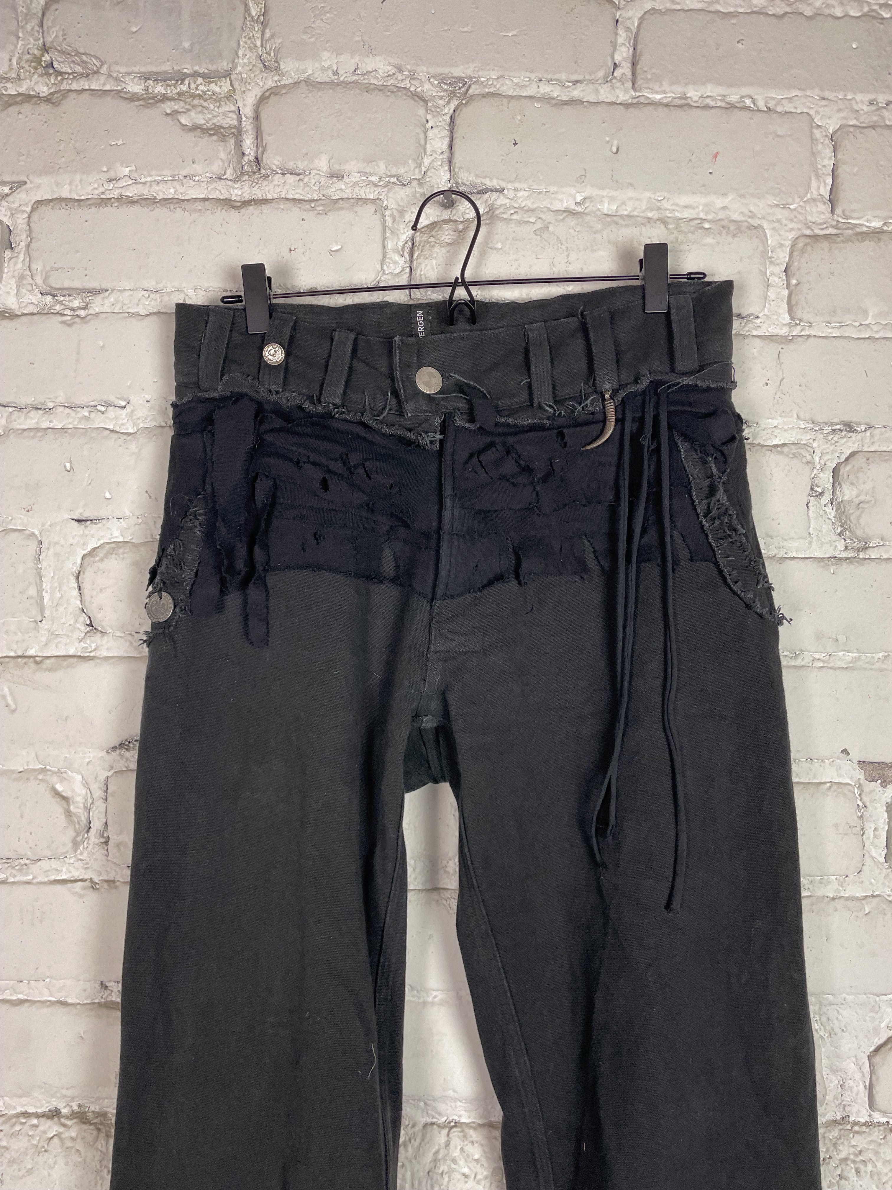 PIRATE'S LAYERED FLARED TROUSERS