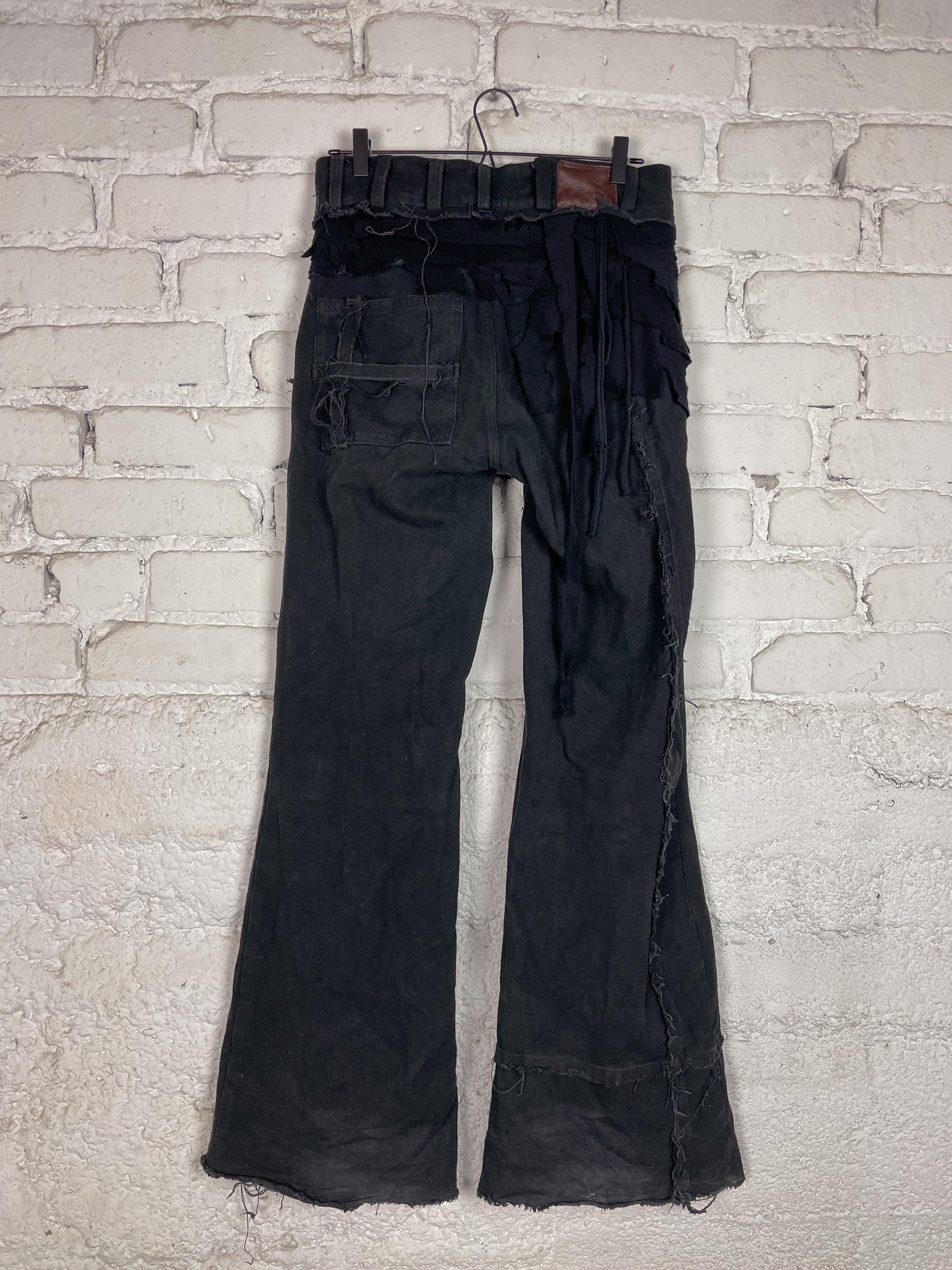 PIRATE'S LAYERED FLARED TROUSERS