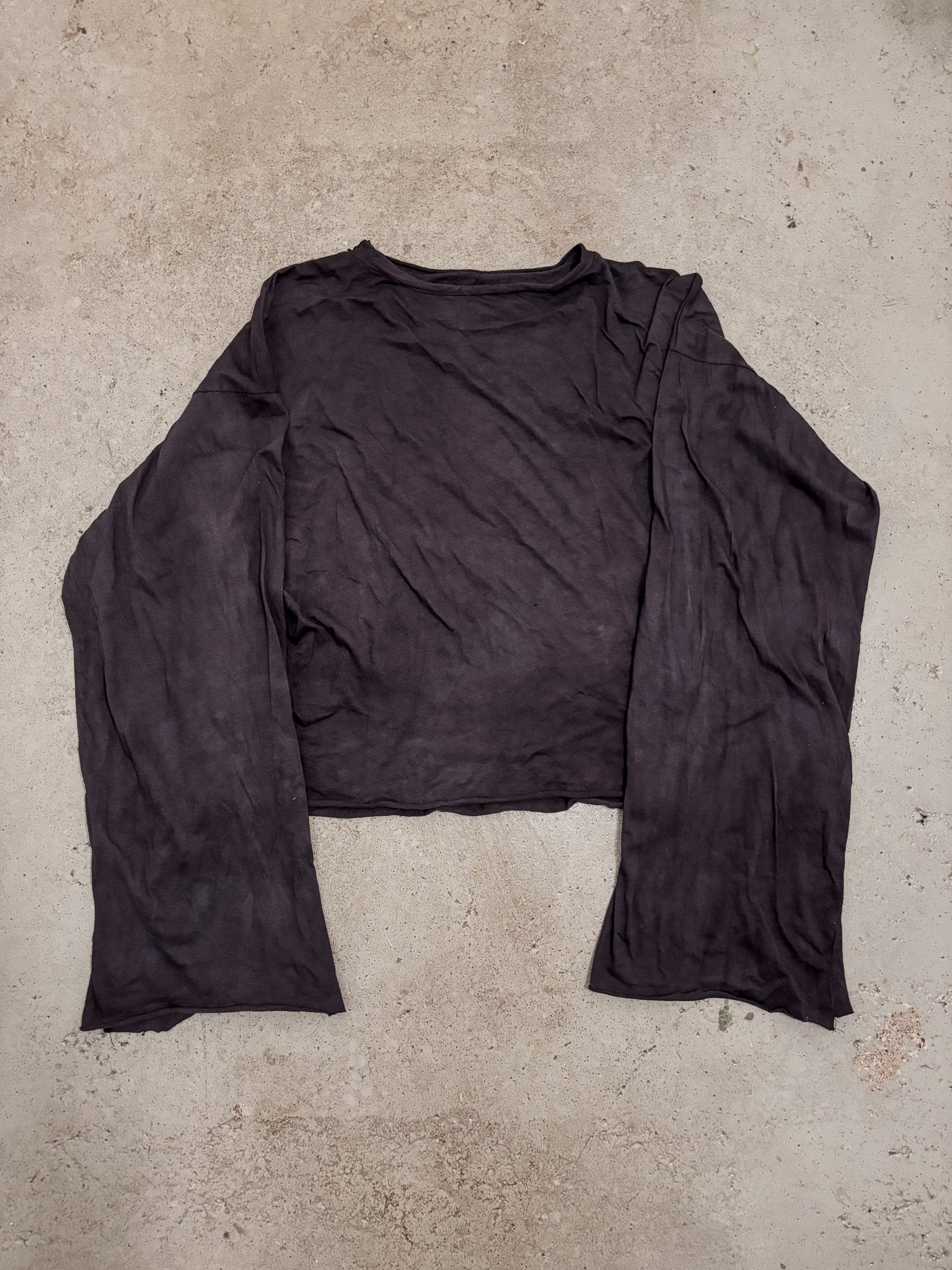 OVERDYED SQUARE-CUT LONGSLEEVE