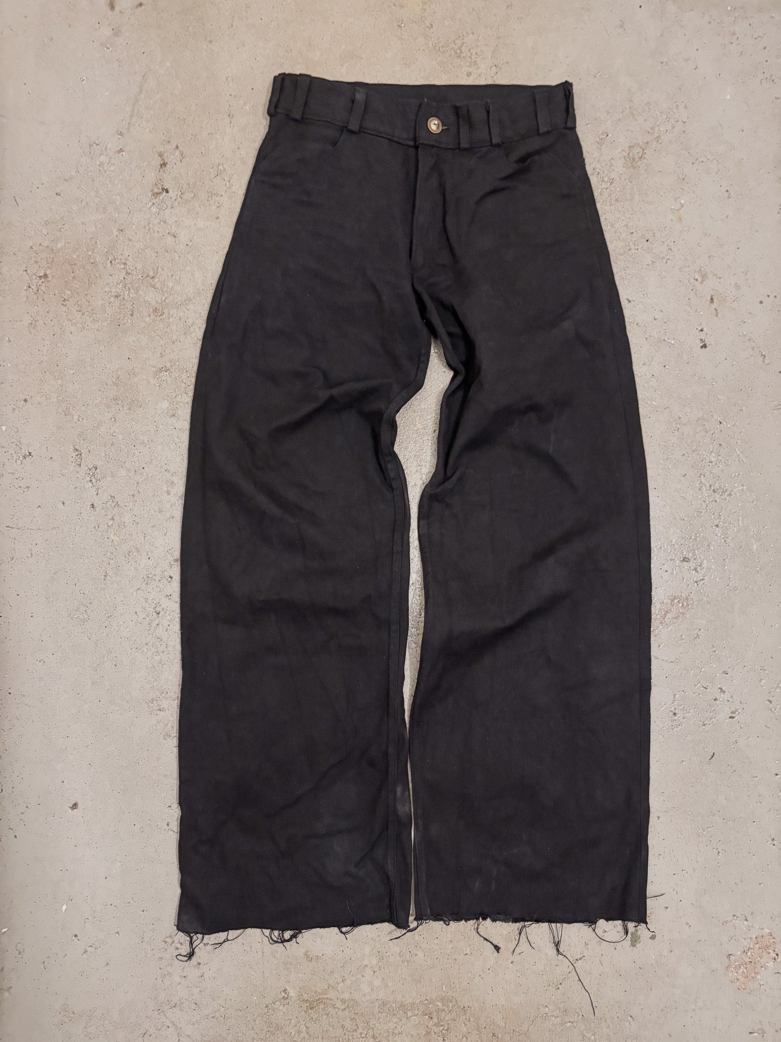 LOOSE CANVAS TROUSERS