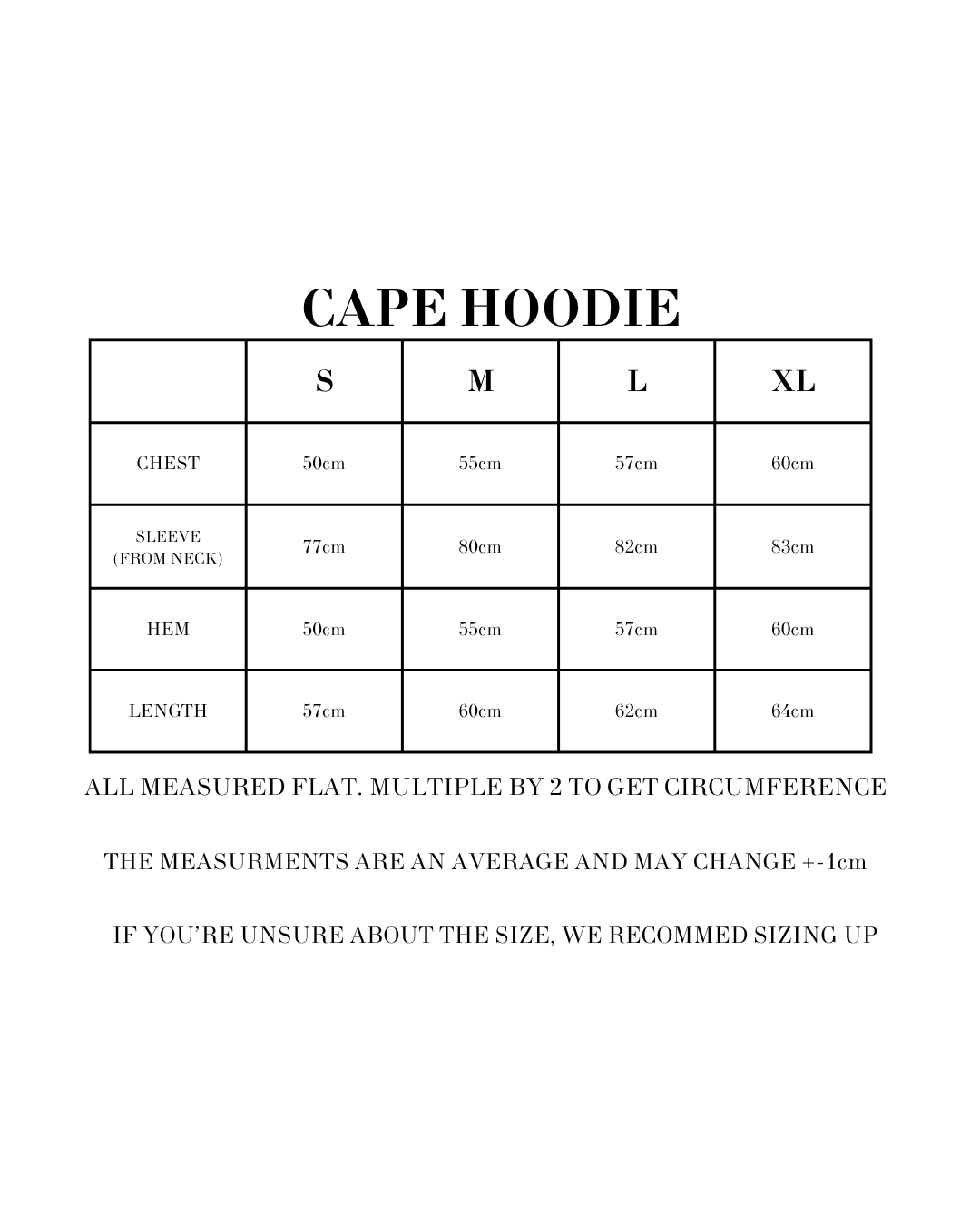 CAPE HOODIE